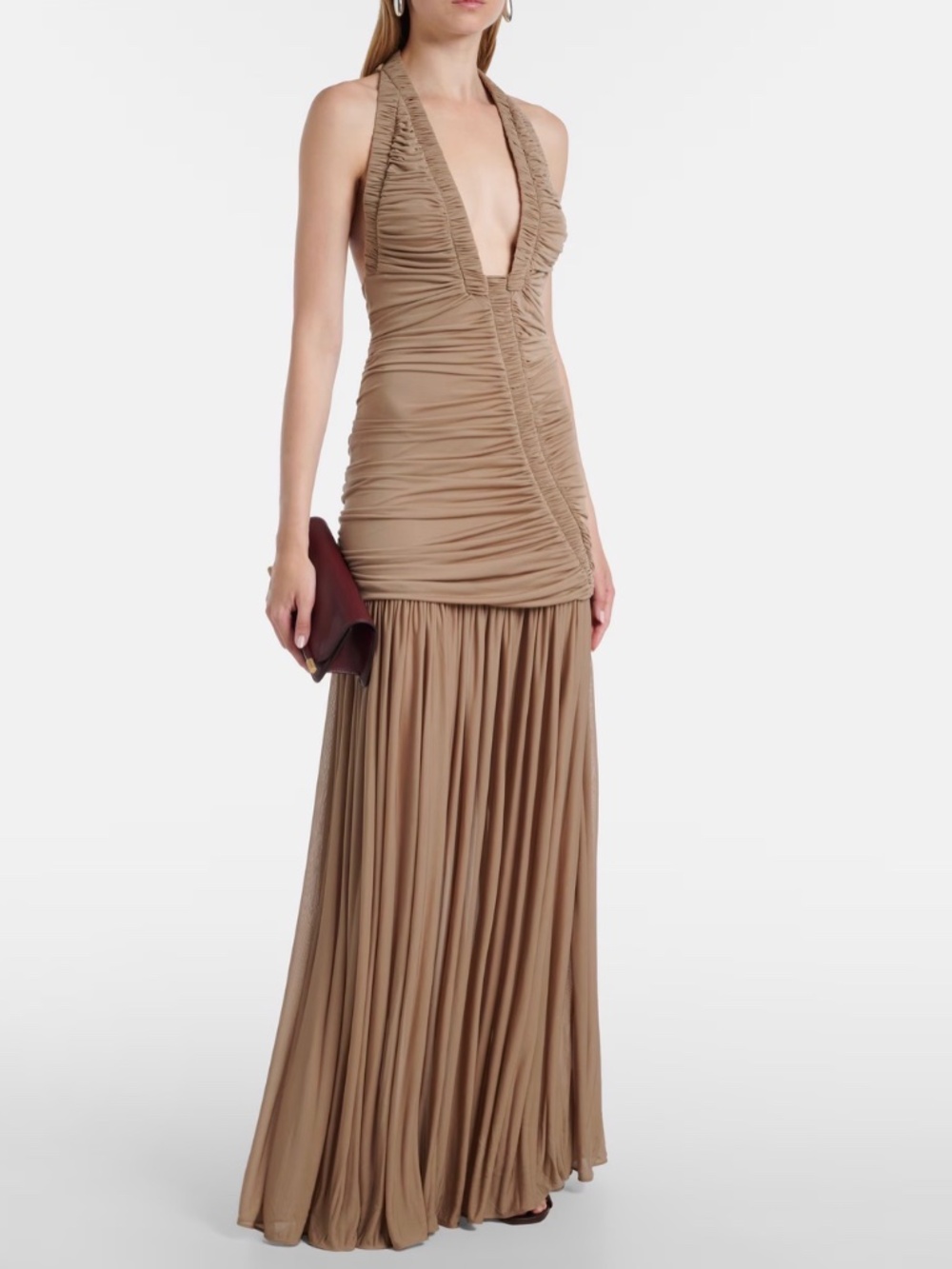 Christopher Esber Orion gathered ruched gown